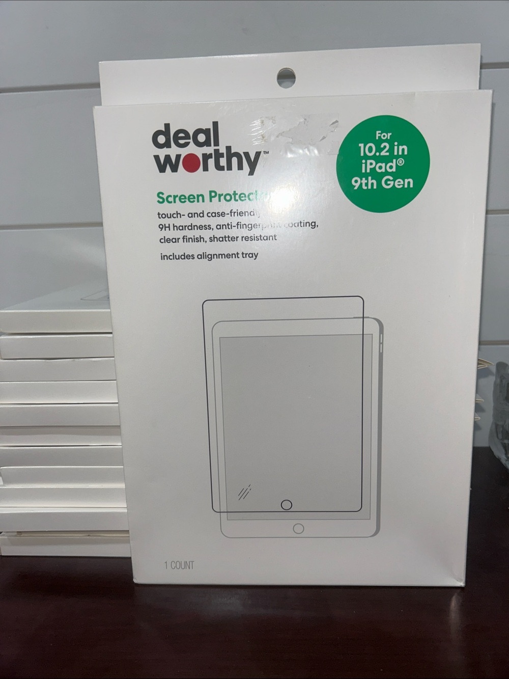 Deal Worthy Clear Screen Protector for 10.2in iPad (9th Gen) - Clear
